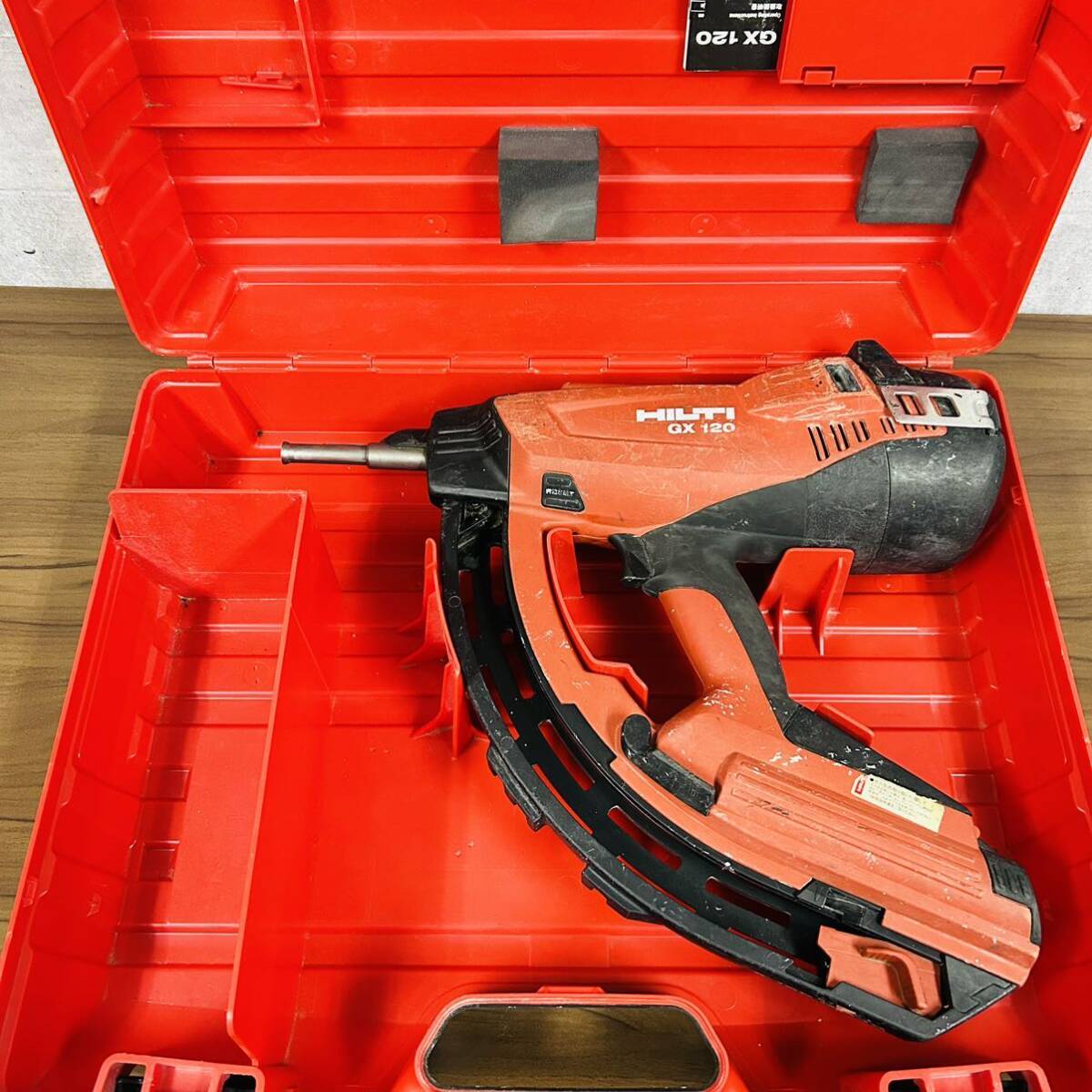 【送料無料】 HILTI ガス鋲打ち機 GX120 ヒルティ ガス式鋲打機 【動作確認済】の画像1