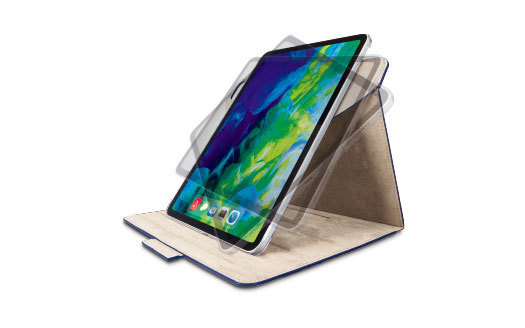 エレコムiPadPro11インチTB-A20PM360NV第3世代 2021年モデル 2020年春モデル用ソフトレザーカバー_画像7