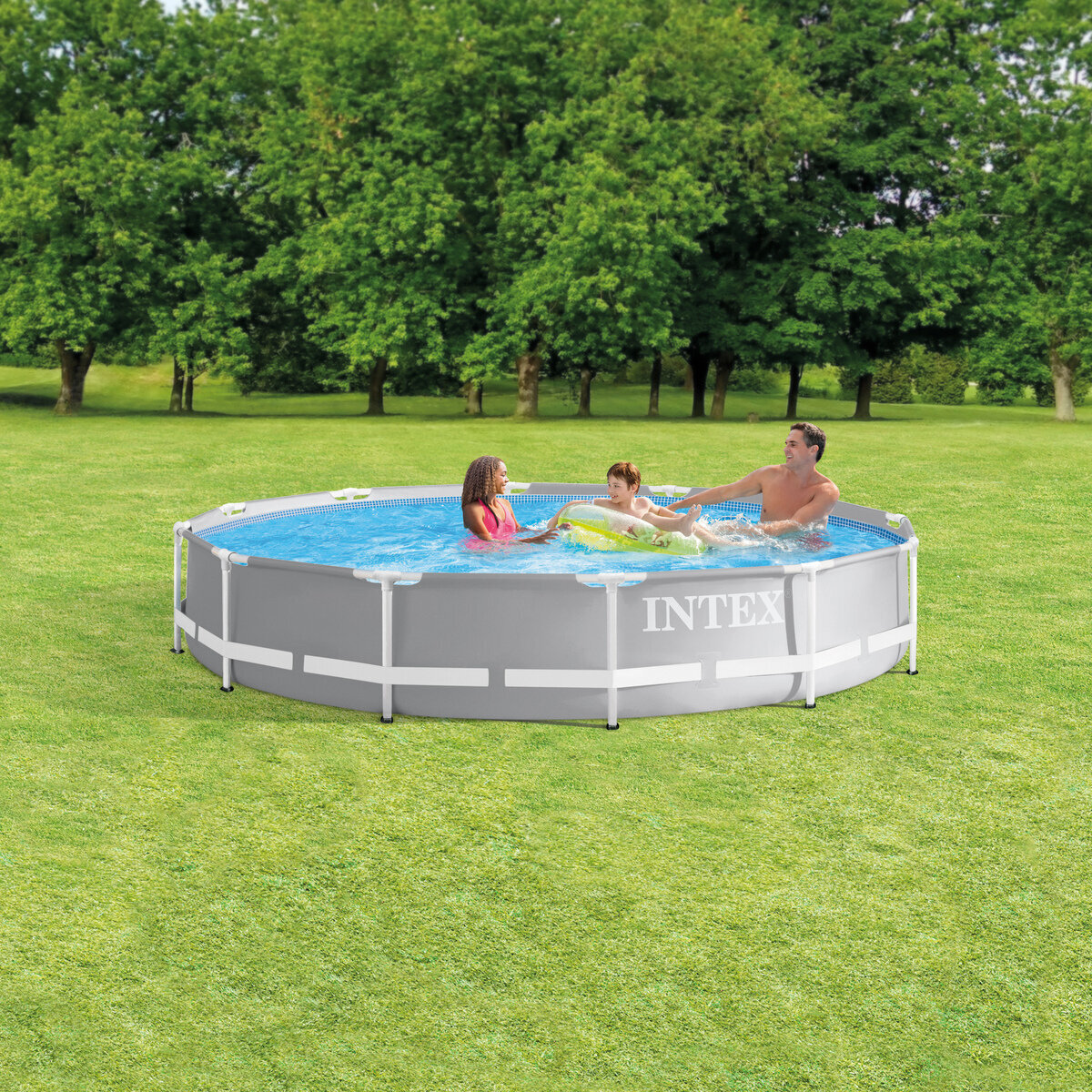  extra-large pool!INTEXp rhythm frame premium pool set with cover 3.66m×76cm with cover [ postage included ] Inte ks