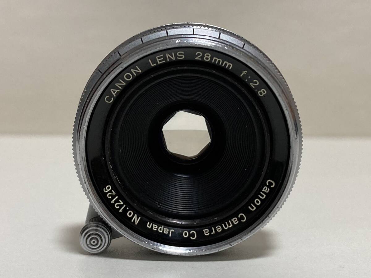 Canon 28mm F2.8 Lマウント 単焦点レンズ L39の画像6
