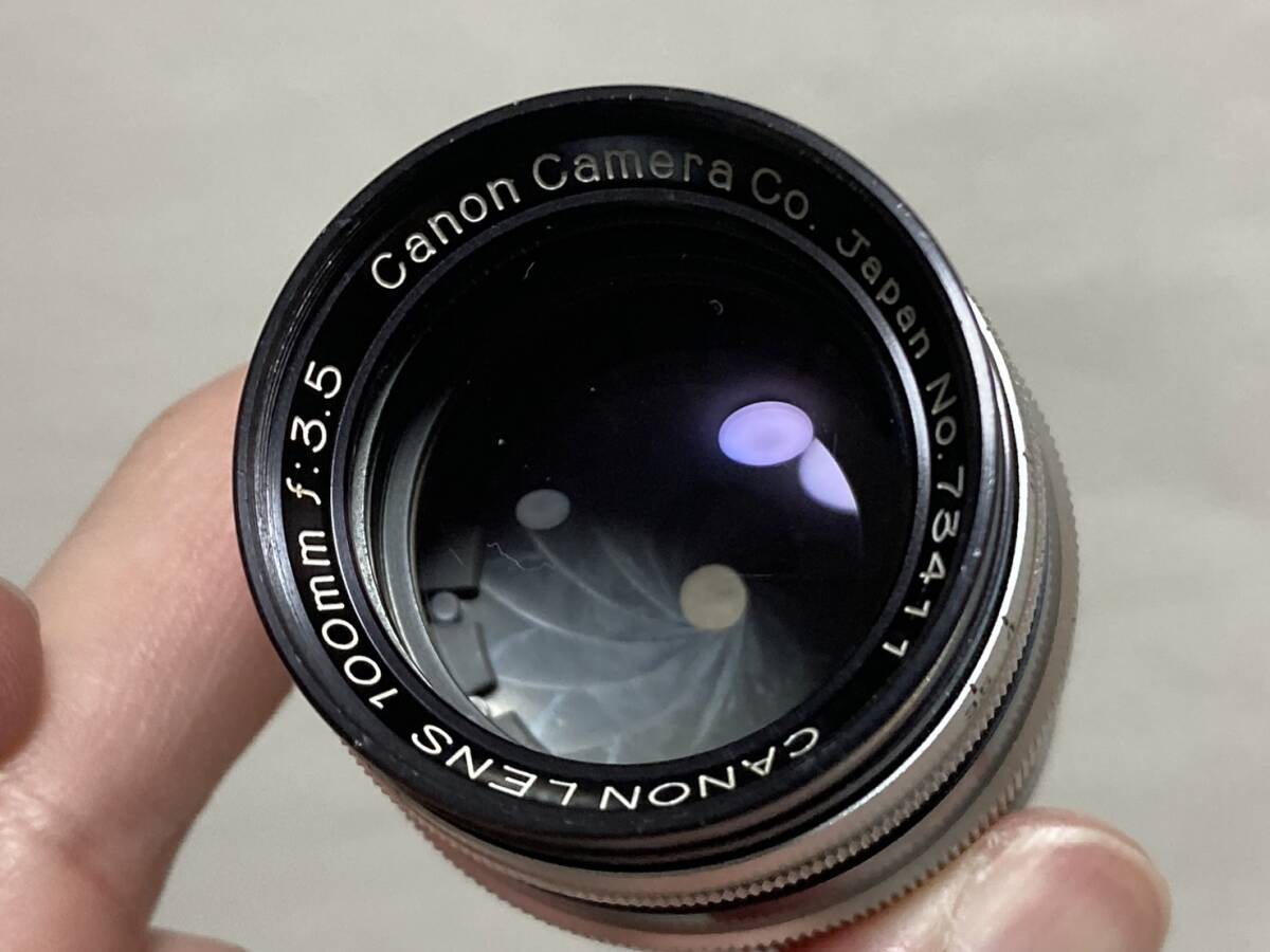 Canon 100mm F3.5 Lマウント 単焦点レンズ L39_画像8