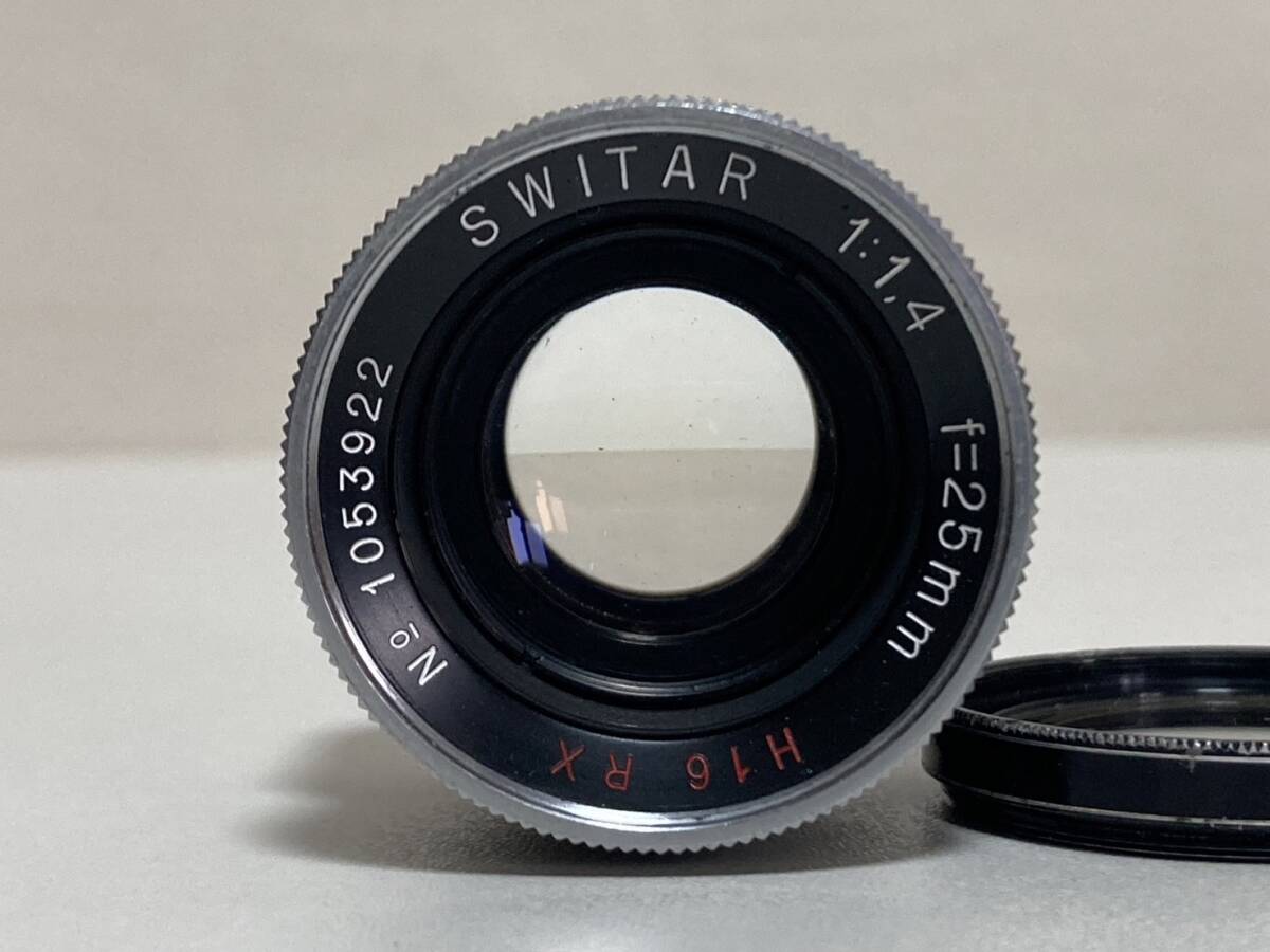 Kern-Paillard SWITAR 25mm F1.4 H16 RX Switzerland Cマウント ケルン シネカメラ シネマ用レンズ シネレンズ 単焦点レンズの画像6