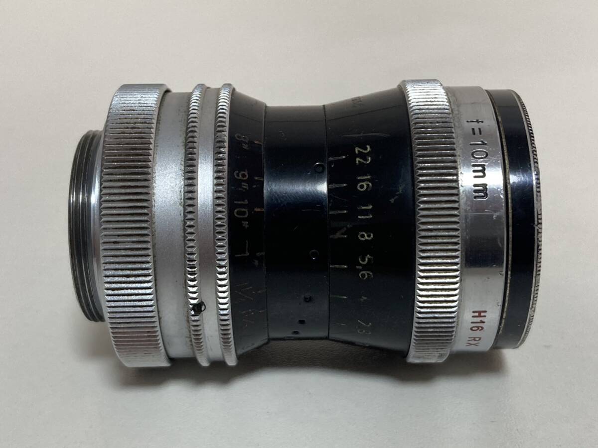 Kern-Paillard SWITAR 10mm F1.6 H16 RX Switzerland Cマウント ケルン シネカメラ シネマ用レンズ シネレンズ 単焦点レンズ