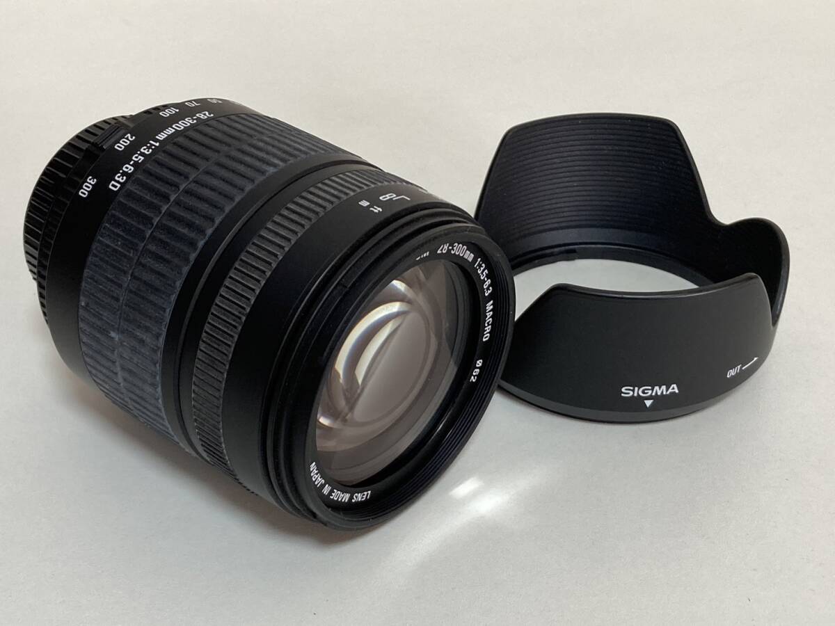 SIGMA 28-300mm F3.5-6.3 D MACRO Nikon用 ズームレンズジャンク 現状品の画像1