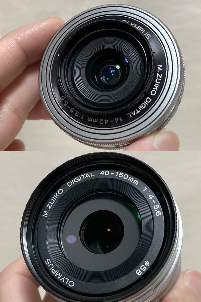 OLYMPUS PEN E-PL8 EZダブルズームキット ブラウン / M.ZUIKO DIGITAL ED 14-42mm F3.5-5.6 EZ 40-150mm F4.0-5.6 R ミラーレス一眼カメラの画像9