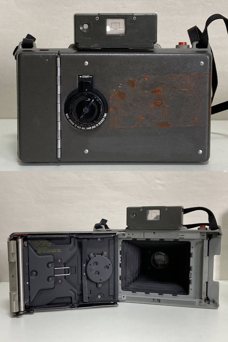 POLAROID AUTOMATIC 340 LAND CAMERA ポラロイド オートマチック 340 蛇腹 カメラ ランドカメラ ジャンク 現状品の画像8