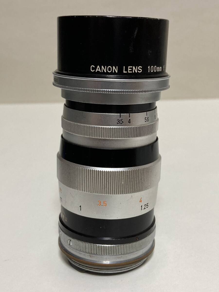 Canon 100mm F3.5 Lマウント 単焦点レンズ L39_画像3