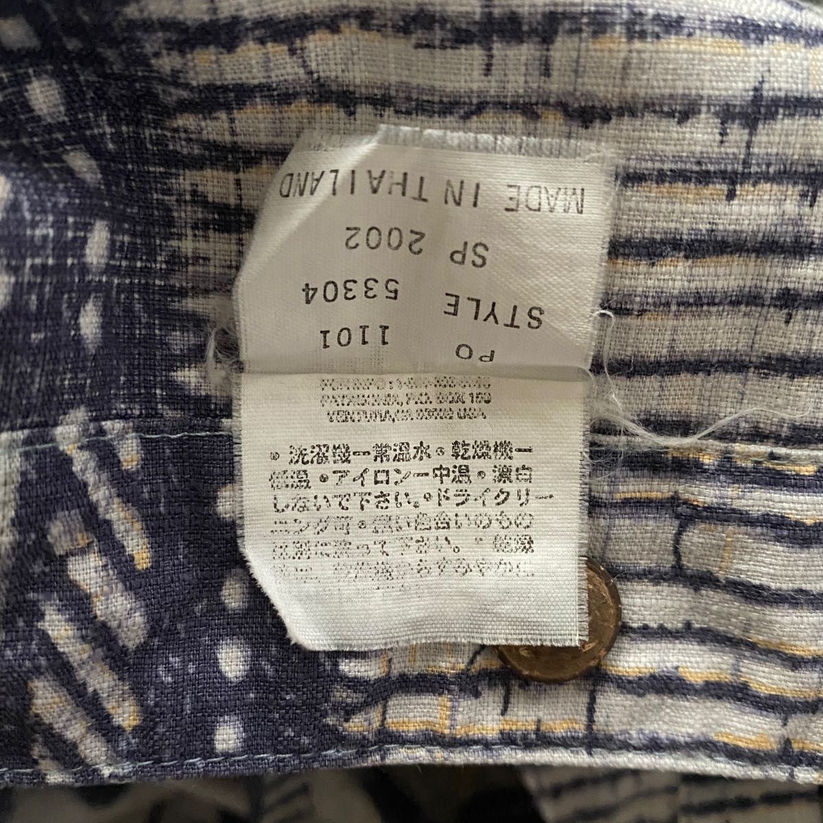 Patagonia 2002年製 アロハシャツ 美品 パタゴニア レア Patagonia 2002年製 アロハシャツ 美品 パタゴニア レア