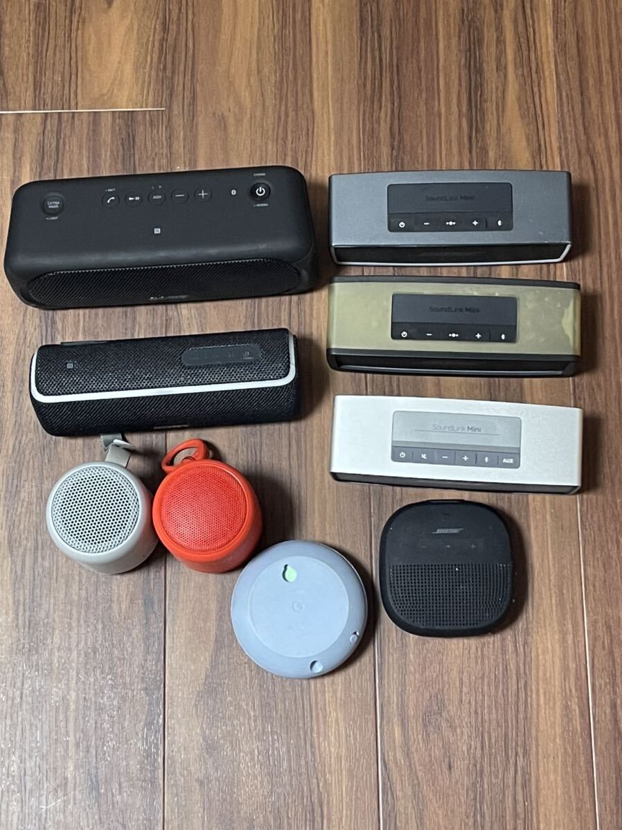 1円〜大量ポータブルスピーカー Bluetooth speaker BOSE SOUNDLINK MINI ボーズ SoundLink MICRO SONY GOOGLE 状態未確認 完全未確認の画像4