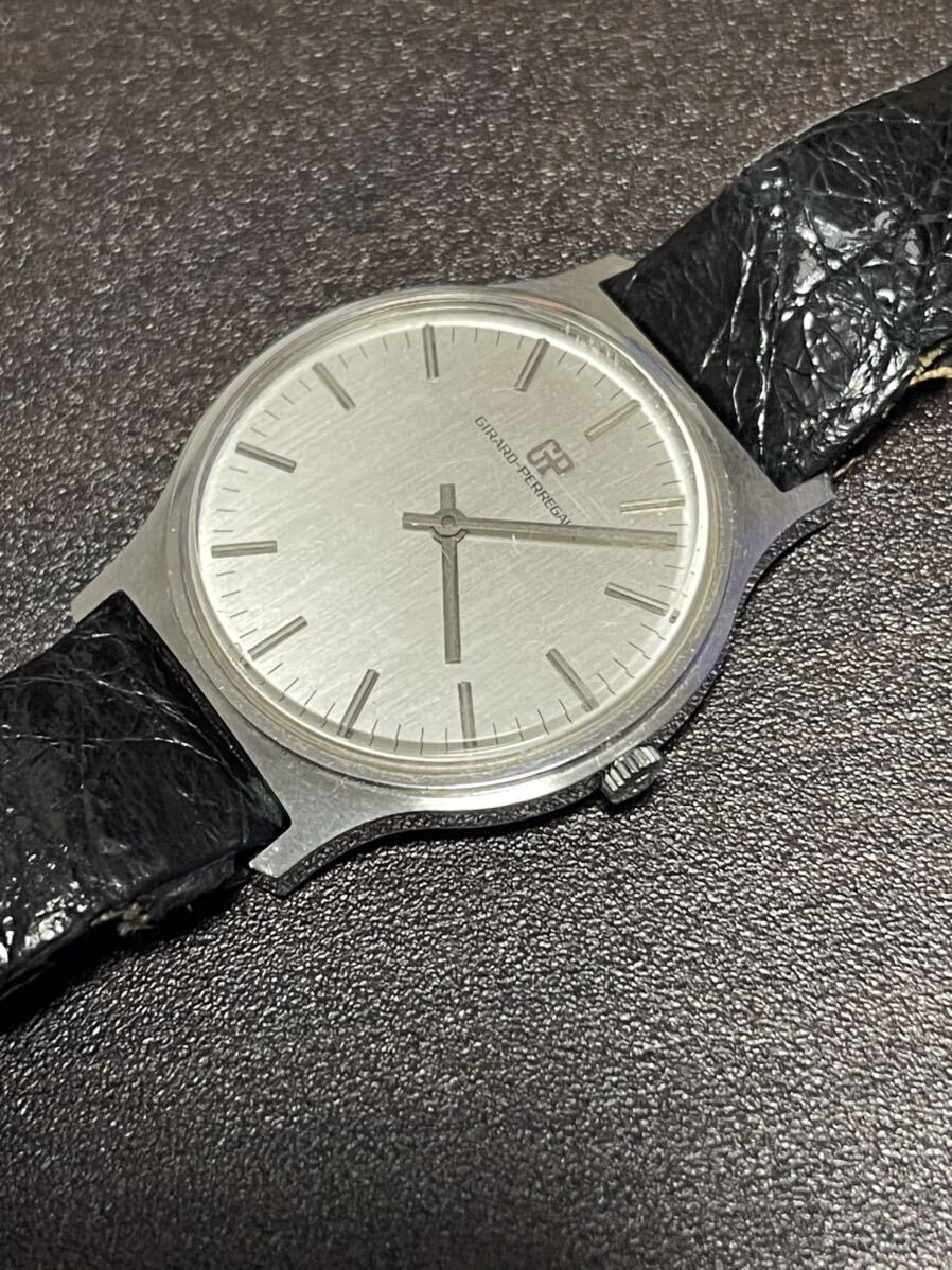 1円〜激安スタートGIRARD PERREGAUX ジラールペルゴ 手巻き 腕時計 稼働品 アンティーク の画像9