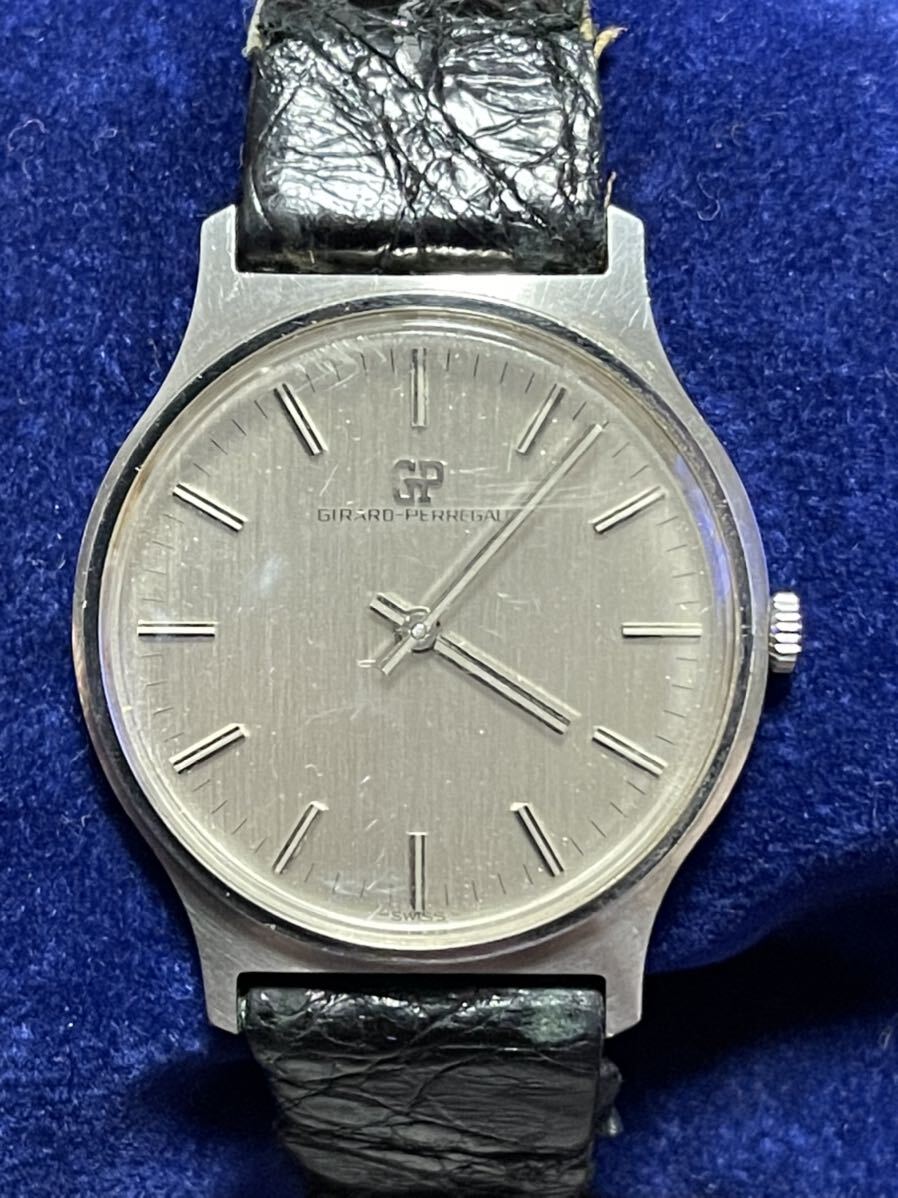 1円〜激安スタートGIRARD PERREGAUX ジラールペルゴ 手巻き 腕時計 稼働品 アンティーク の画像3