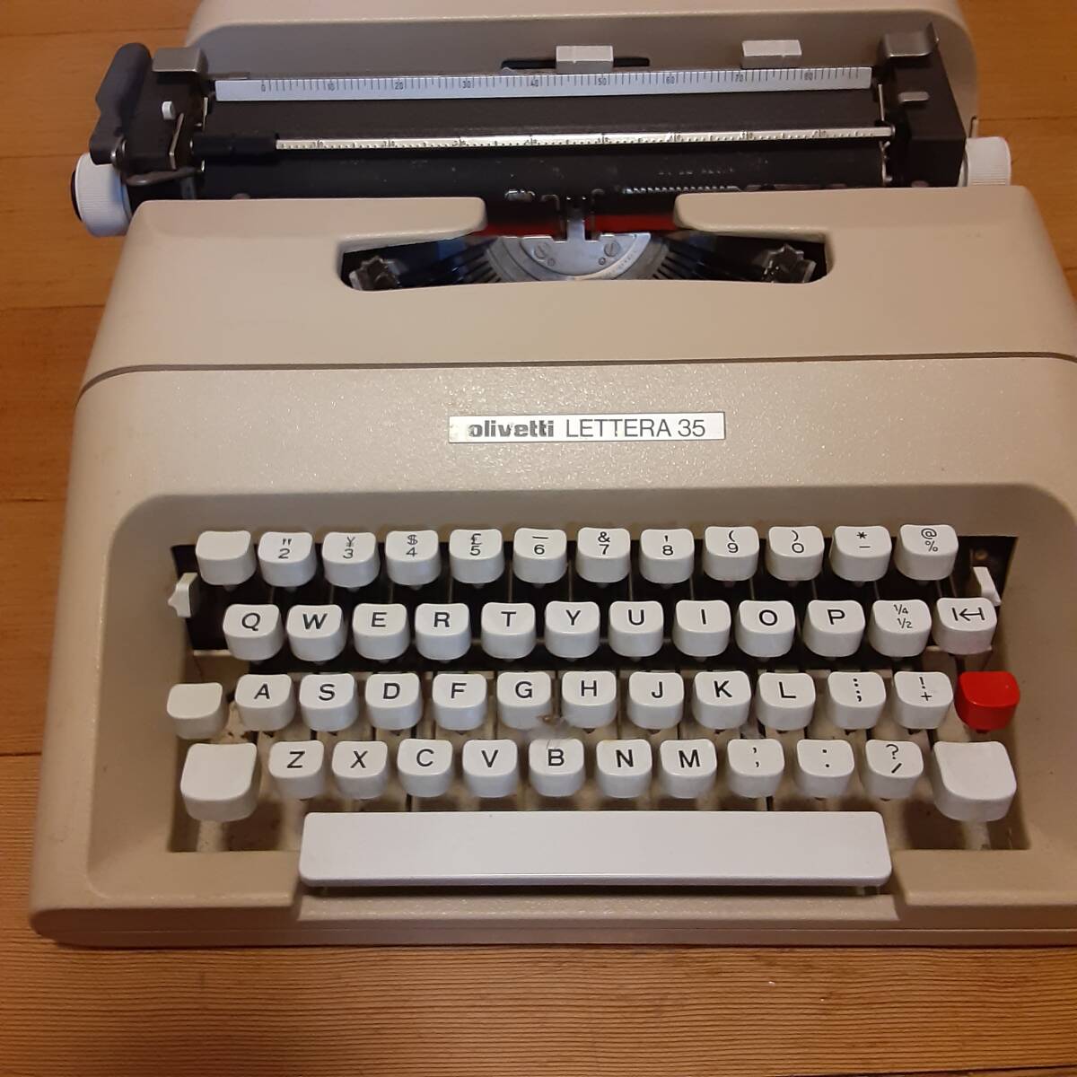 【在日米海軍放出品】2個セット●olivetti/オリベッティ LETTERA 35 ●olivetti/オリベッティ LETTERA ２5  タイプライター ビンテージ の画像5