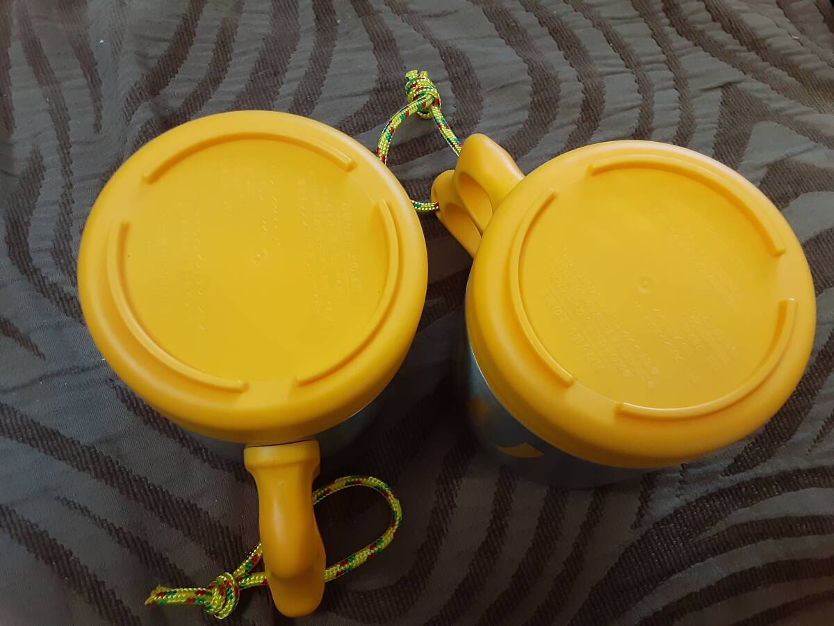2個セット　マクドナルド×CHUMS チャムス マック福袋 ステンレス二層マグカップ コップ 黄色_画像3