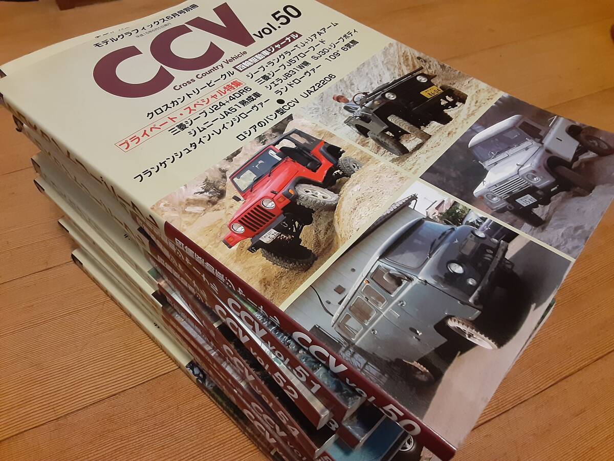 有効活用希望です。21冊セット クロスカントリービークル CCV  vol.50～vol.70 モデルグラフィックス別冊 平成15年6月号～平成20年6月号の画像10