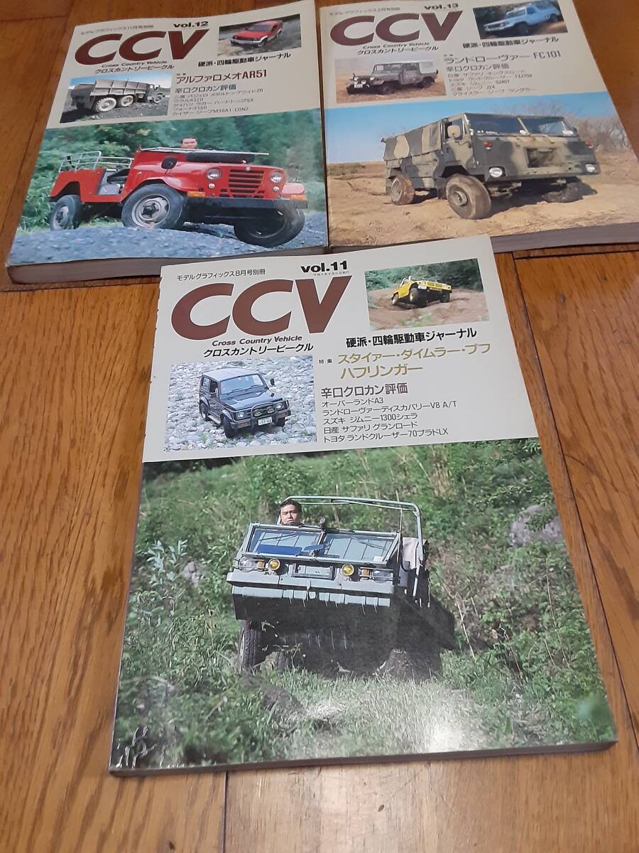 有効活用希望です。９冊セット クロスカントリービークル CCV  vol.11～vol.19 モデルグラフィックス別冊 の画像3