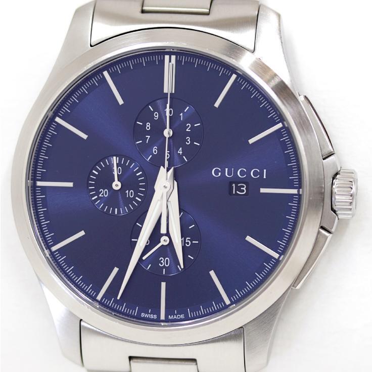  ultimate beautiful goods Gucci clock GUCCI G time less chronograph men's wristwatch 