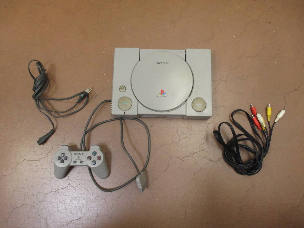 *#33950 [ secondhand goods ]PlayStation body SCPH-3500 + controller + connection each cable PlayStation PlayStation 