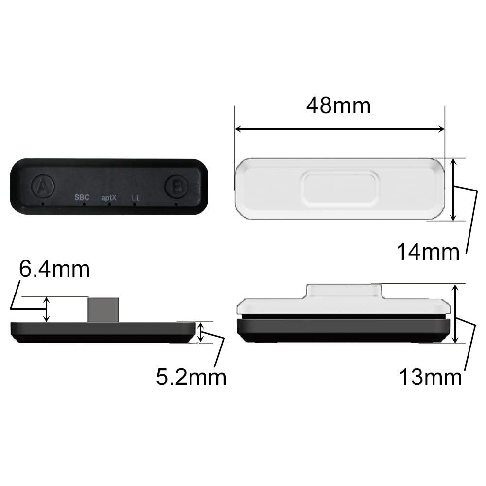 新品☆PS5/PS4/Switch/Switch Lite用 オーディオトランスミッター Bluetooth ver5.0採用 設定簡単の画像6