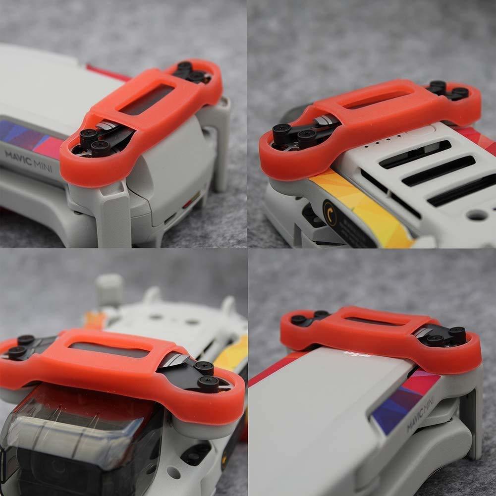 【新品】ドローン シリコン固定ホルダー保護+折りたたみ着陸足 ランディングギア DJIi MAVIC MINIドローン専用プロペラホルダー_画像8