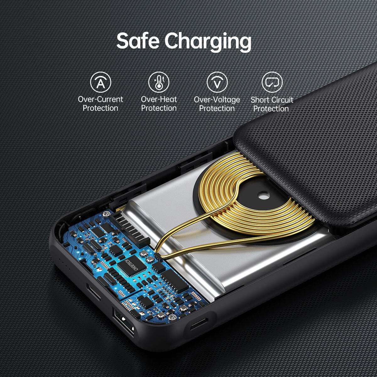  new goods * wireless mobile battery sudden speed charge 10000mAh PD3.0 QC 2 pcs same time PSE certification settled thin type put only charge iPhone Android correspondence B650