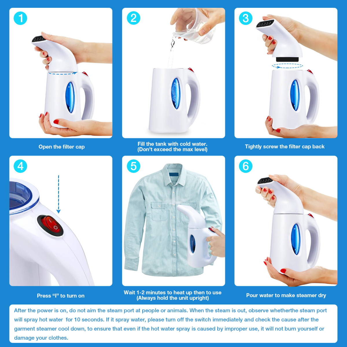  steam iron clothes steamer iron mitten handy steamer single ... single business trip travel one person living for home use deodorization light weight 