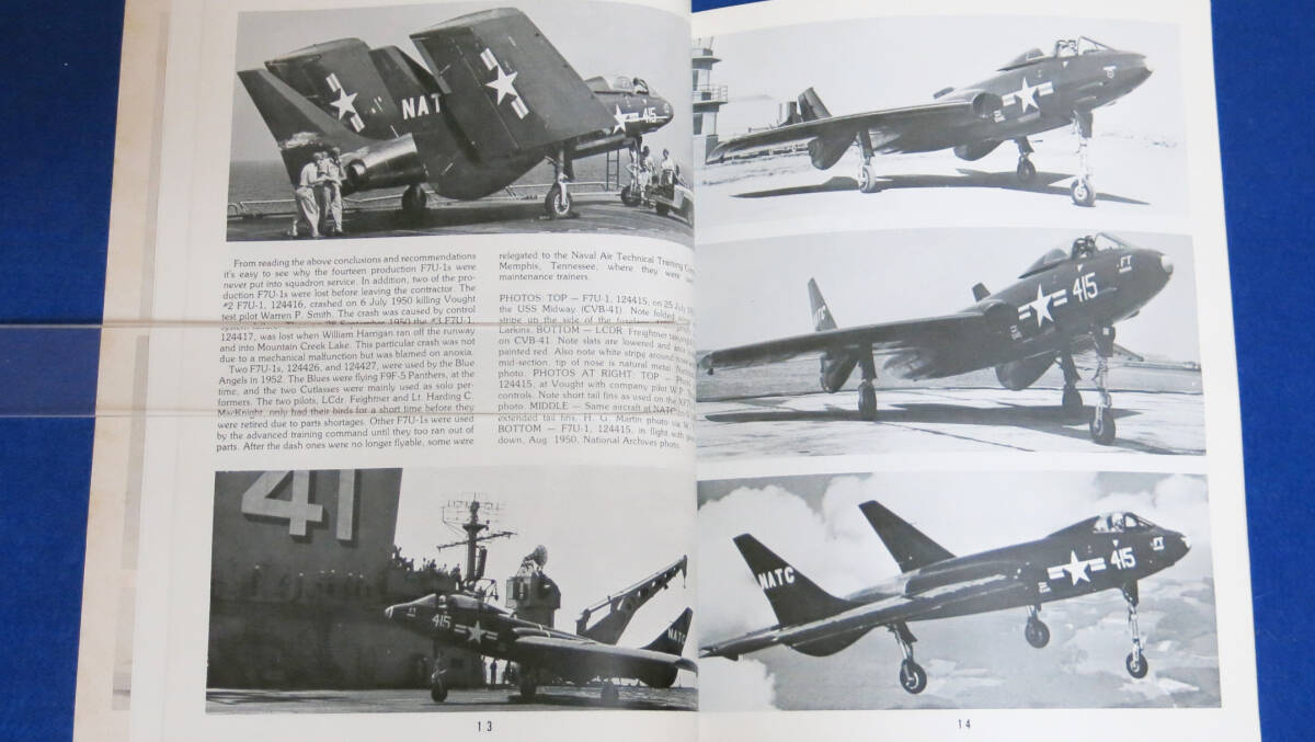 Ginter Books Naval Fighters No.６ “CHANCE VOUGHT F7U CUTLASS”の画像2