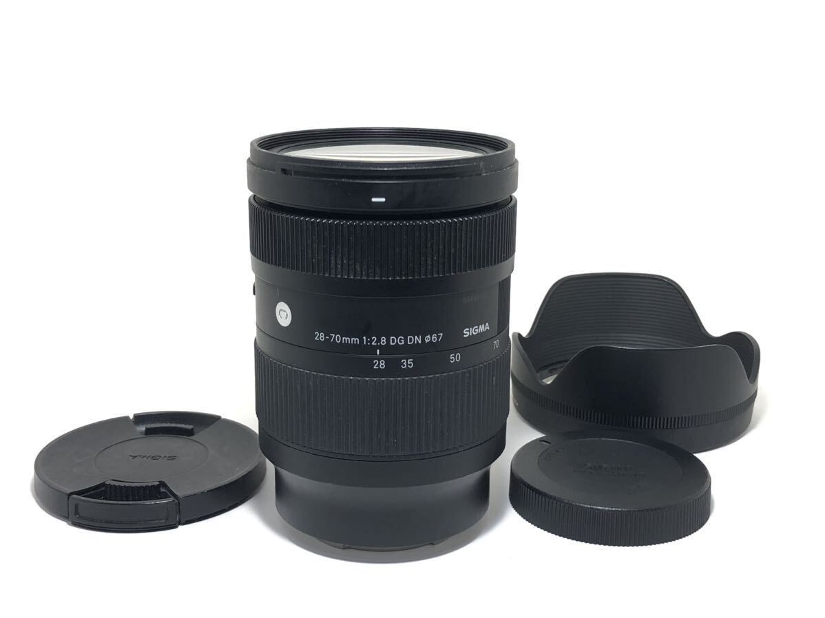 #61【良品】SIGMA シグマ 28-70mm F2.8 DG DN Contemporary ソニーEマウント用 の画像1