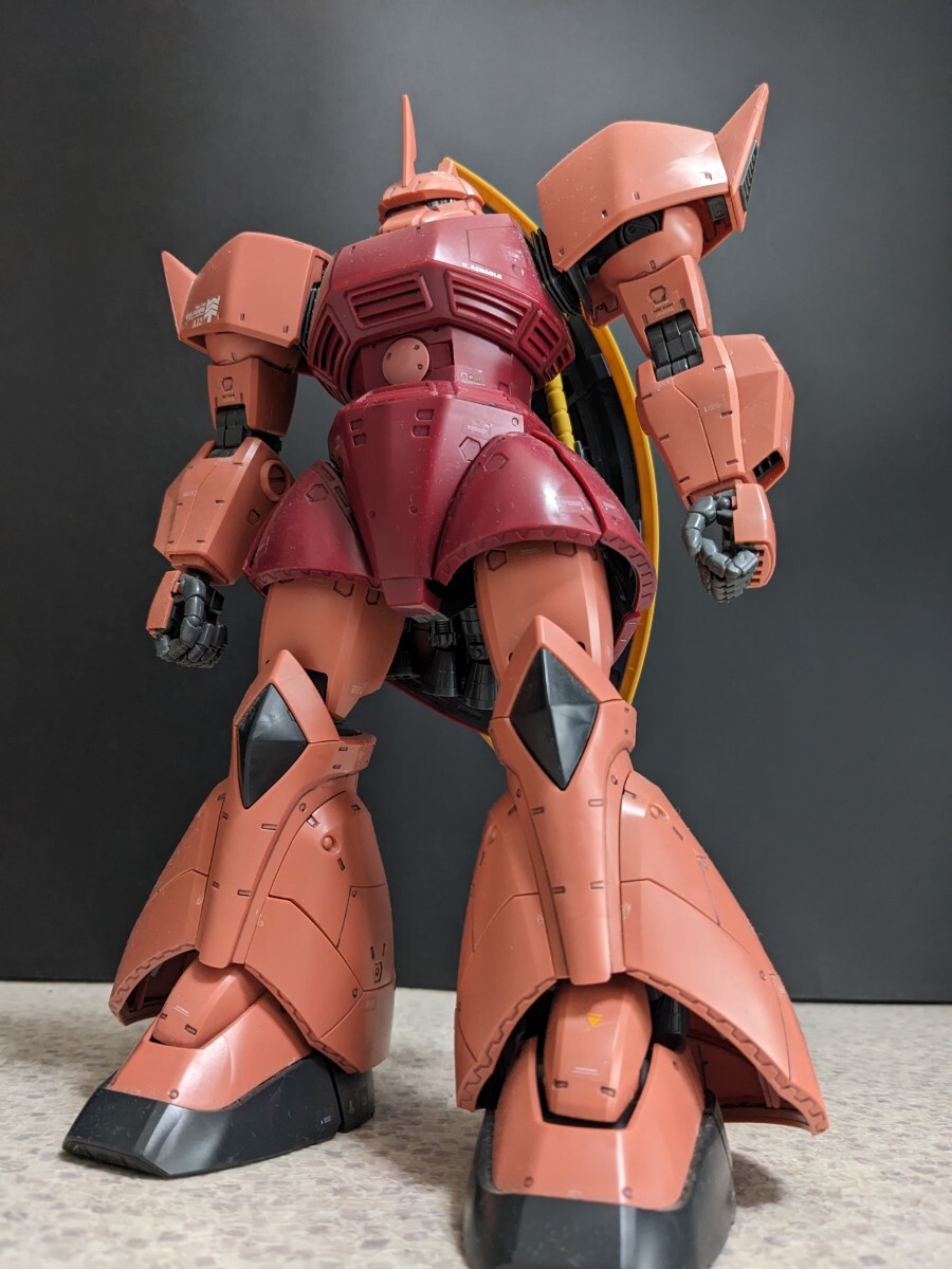 MGシャア専用ゲルググver2.0 ガンプラ バンダイ BANDAI 説明書有 付属品有 機動戦士ガンダム 素組み 墨入 箱無 完成品の画像1