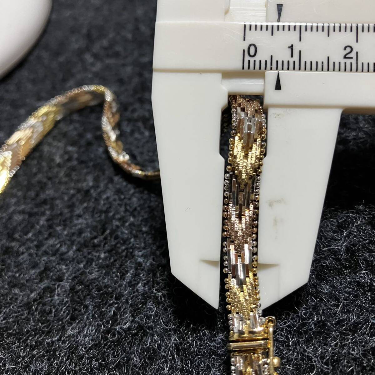 【ws138】美品 ITALY シルバー925 silver ネックレス V字 3色 (シルバー、ゴールド、ピンクゴールド)