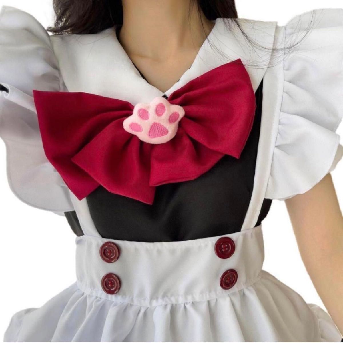 ☆XL☆メイド服セット ロリータ コスプレ 新入生歓迎会 お花見