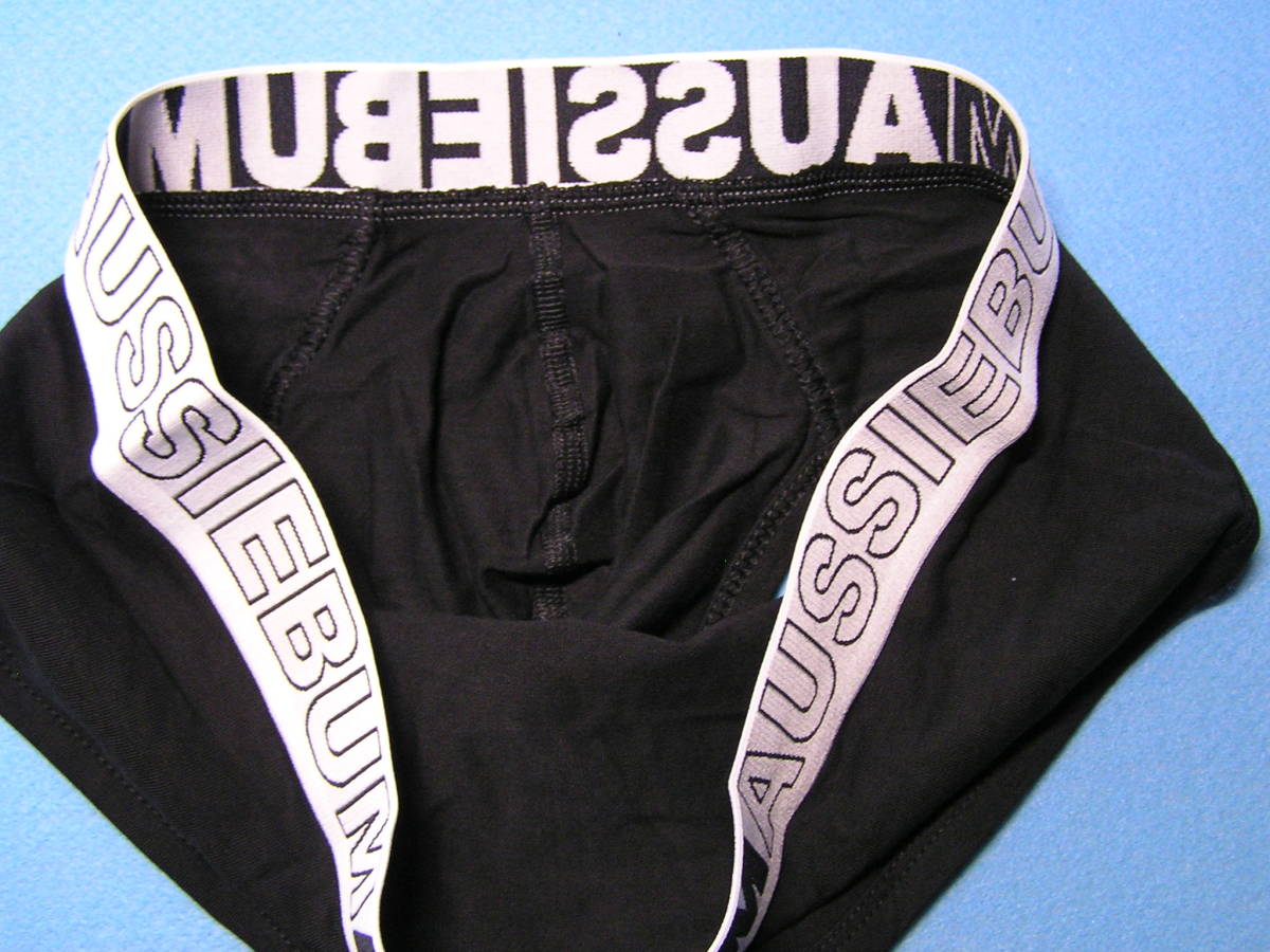 即決正規品新品 オージーバム Aussiebum Cotton soft Black Brief 黒色・M コットンソフトブリーフ 現品表記サイズ Mの画像3