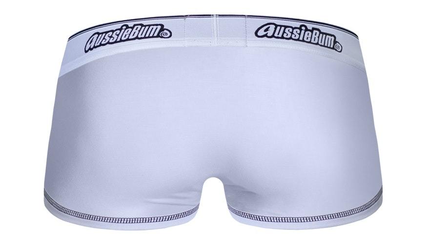 即決正規品新品 オージーバム Aussiebum Enlarge 2.0 Trunk ボクサートランク ホワイト白色 現品表記サイズ S　モダール生地_画像4