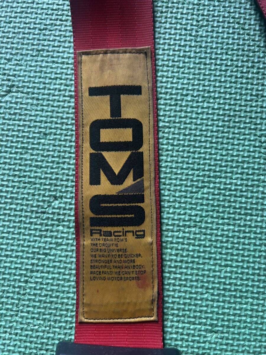 トムス TOMS タカタ 4点式シートベルト TOM'S レーシングハーネス 当時物の画像4