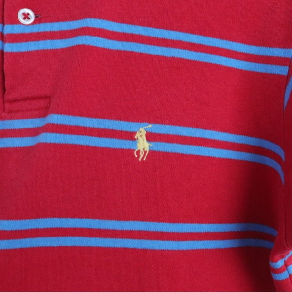80s ビンテージ USA製　ラルフロレーン 半袖ポロシャツ■表記Mサイズ