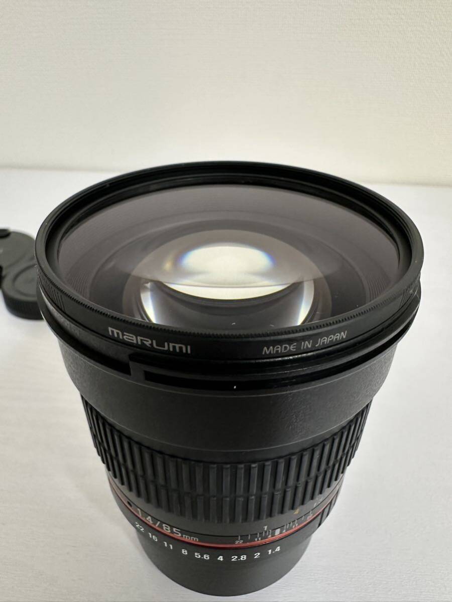 ROKINON 1:1.4 85mmAS IF UMC. MARUMI DHG Lens Protect 72mm付きの画像5