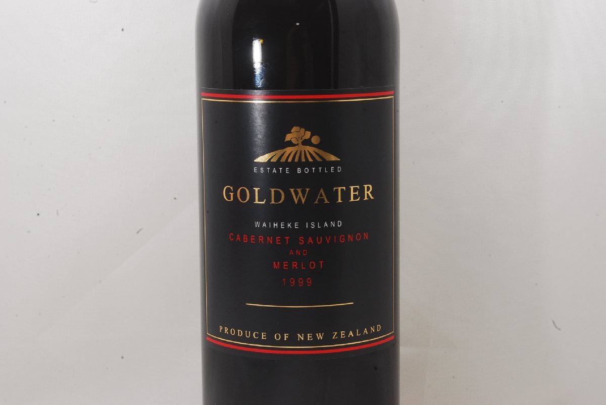 【未開栓】GOLDWATER Cabernet Sauvignon 1999 ゴールドウォーター カベルネ ソーヴィニョン 赤ワイン 750ml ニュージーランドの画像3