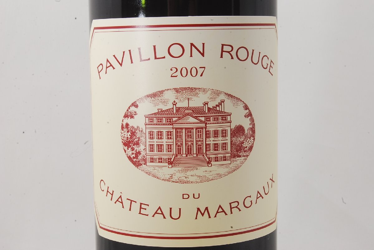 《未開栓》ワイン PAVILLON RUGE CHATEAU MARGAUX 2007 パヴィヨン・ルージュ シャトーマルゴー 750ml 13% フランスの画像2