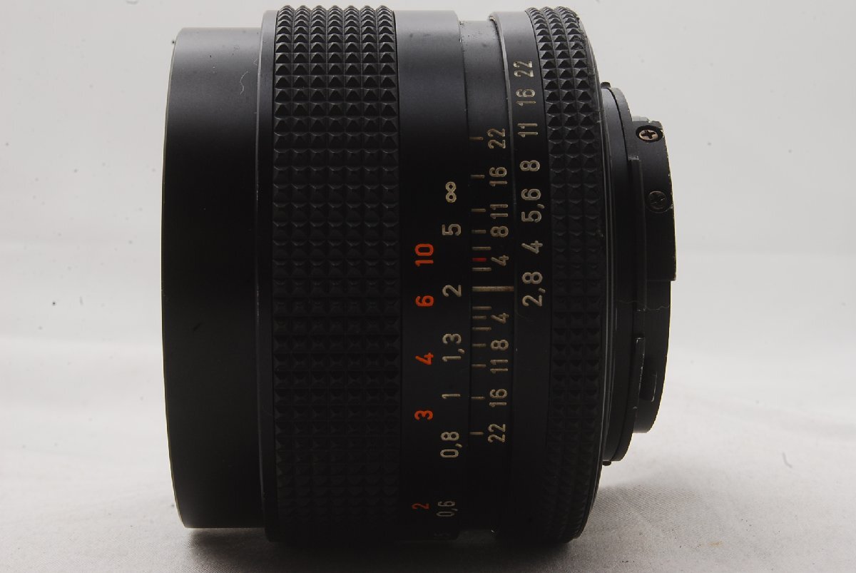 コンタックス Contax Distagon 35mm F2.8 T* Carl Zeiss リアレンズキャップ/ソフトレザーケースつき lens made in Japanの画像5