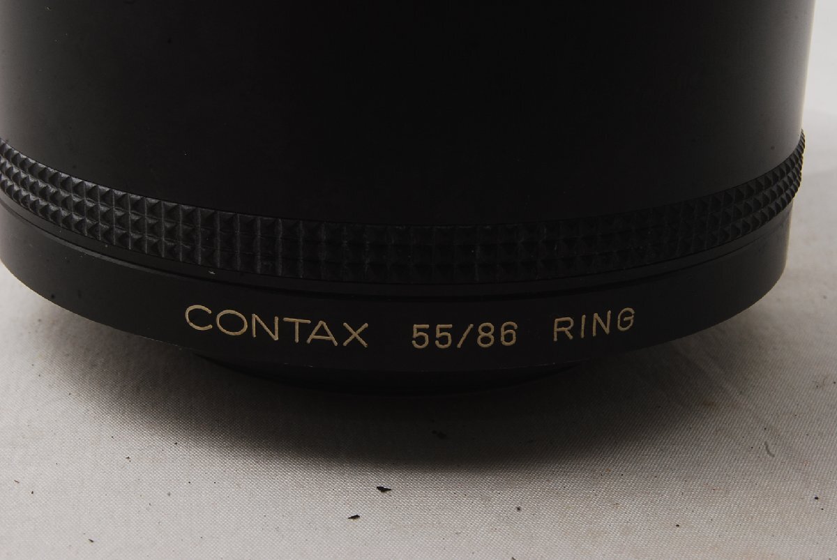 コンタックス Contax メタルレンズフード5 + 55/86リング