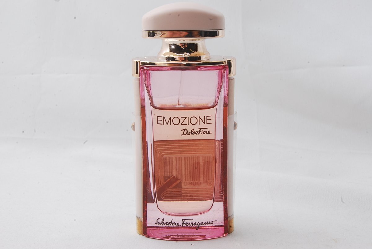 Salvatore Ferragamo EMOZIONE サルヴァトーレ フェラガモ エモツィオーネ ドルチェフィオーネ オーデトワレ ピンク 香水 30ml_画像1