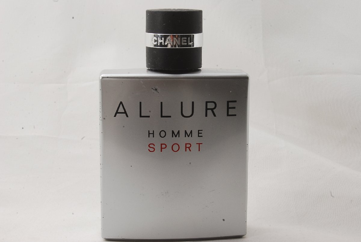 【蓋無し】シャネル アリュール オム スポーツ オードトワレ 100ml 香水 CHANEL ALLURE HOMME SPORT 8907_画像1