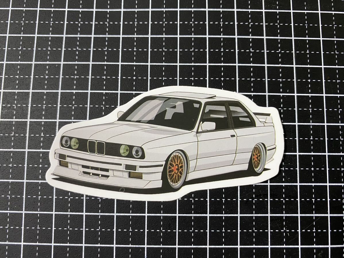 防水ステッカー カスタムカー BMW M3 E30 車 ステッカー USDM_画像1