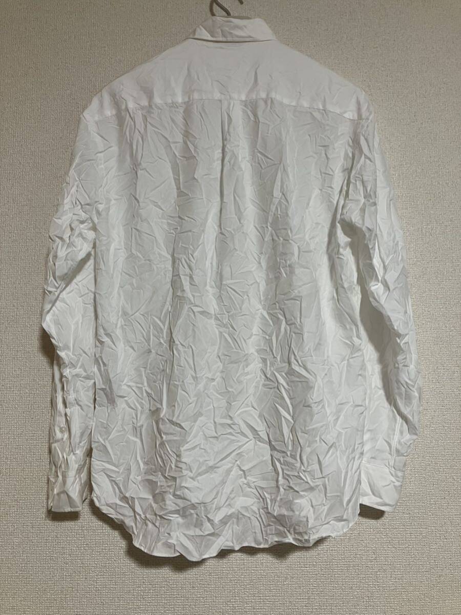 AURALEE オーラリー 24SS WRINKLED WASHED FINX TWILL SHIRT WHITE サイズ3 美品の画像2