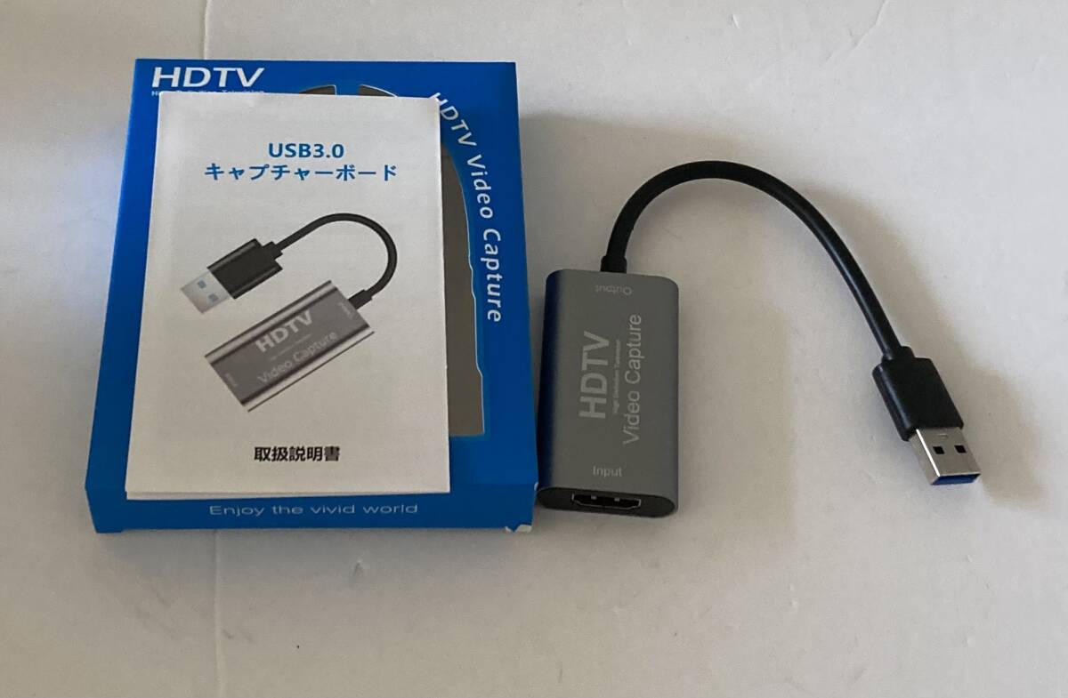 【2023新登場 l キャプチャーボード】 USB3.0 & HDMI 変換アダプタ HD画質録画 HD1080P/4Kパススルー機能 低遅延 日本語取扱説明書付き