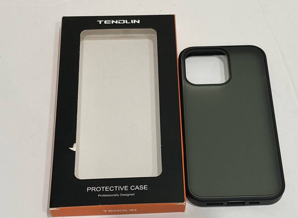 TENDLIN iPhone 13 Pro Max 用ケース 半透明 マット感 擦り傷防止 指紋防止 薄型 対応 アイフォン13 Pro Max カバー（ブラック_画像8