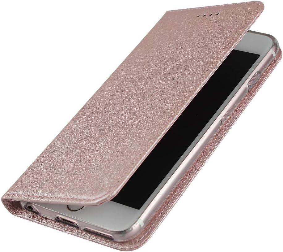 Eastwave iPhone 6 Plus / 6S Plus ケース Caseストラップ付き 携帯カバー カードポケット スタンド機能 軽量 便利-ピンク