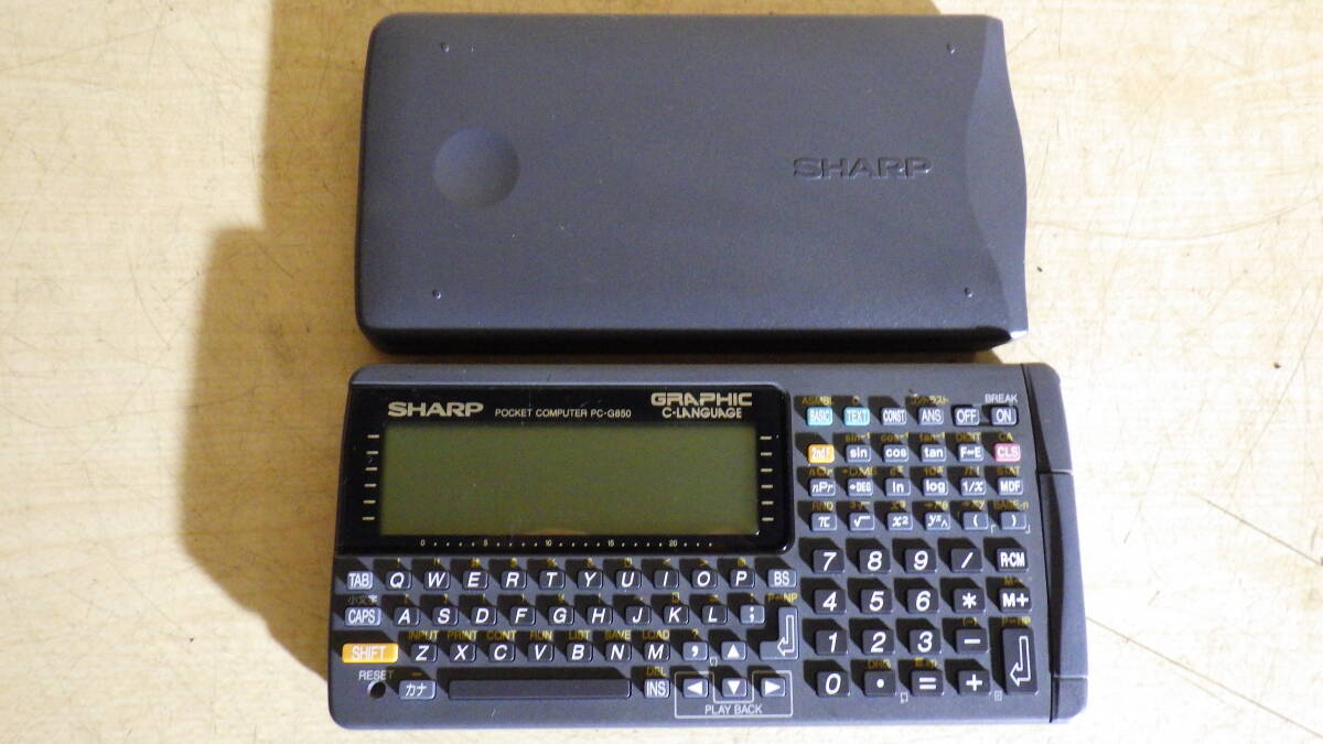SHARP/シャープ ポケットコンピュータ PC-G850 GRAPHIC C-LANGUAGEの画像1