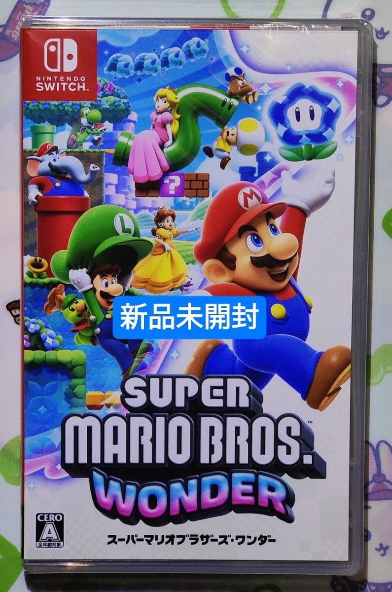 新品未開封  スーパーマリオブラザーズ ワンダー スイッチ ソフト パッケージ版 Nintendo Switch