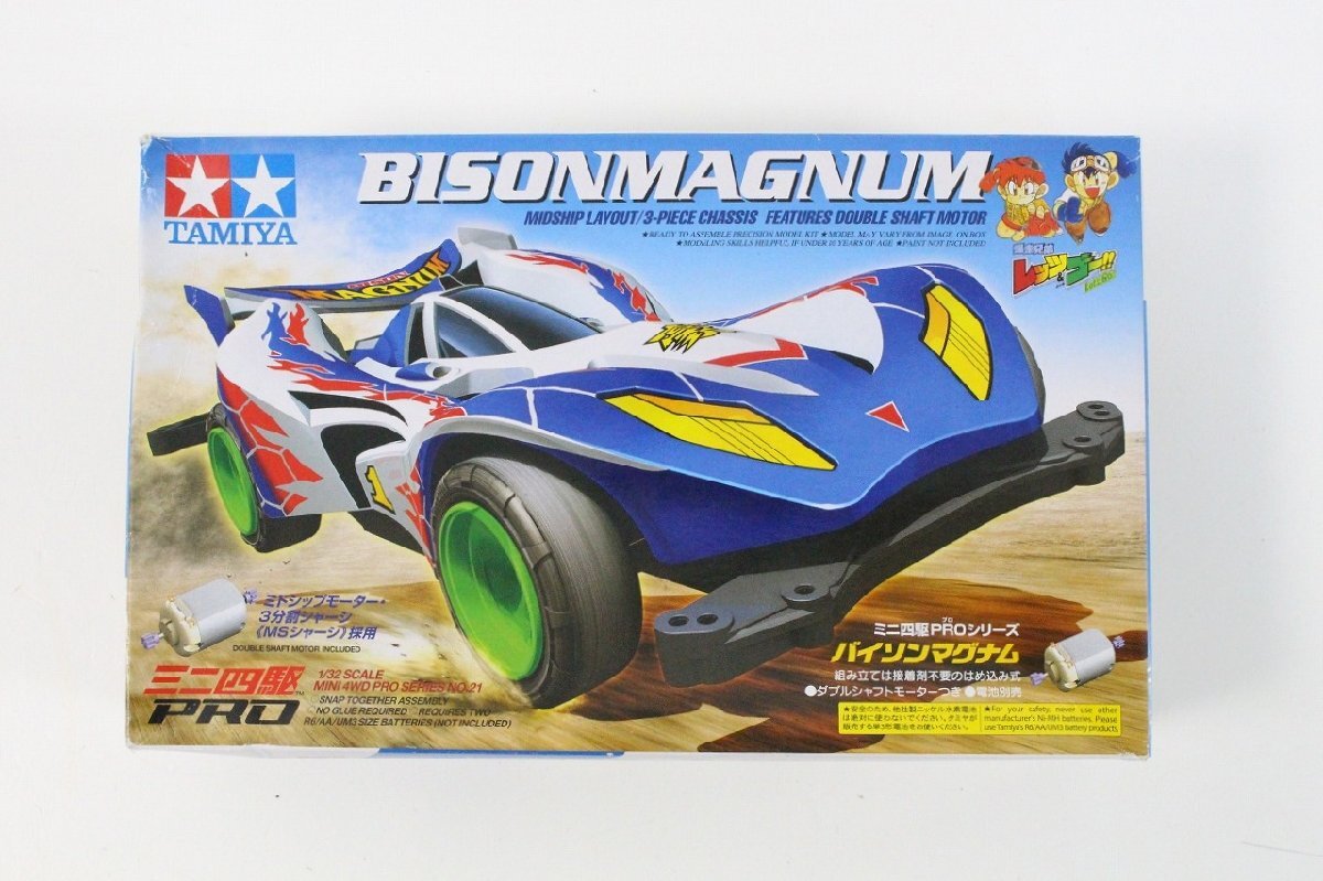 未組立 箱傷みあり TAMIYA タミヤ ミニ四駆PRO バイソンマグナム ミニ四駆PROシリーズ 4-K021/1/060_画像1