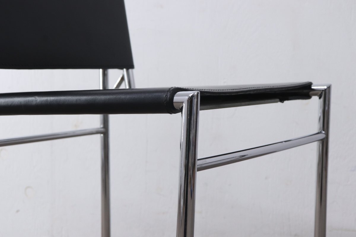 リプロダクト IDC大塚家具 EILEEN GRAY アイリーングレイ ロクブリュヌチェア ROQUEBRUNE Chair 2脚セット 4-C063/1/240の画像7